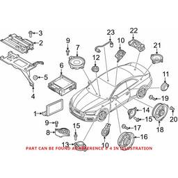 Audi Radio Amplifier Bracket 8W6907456